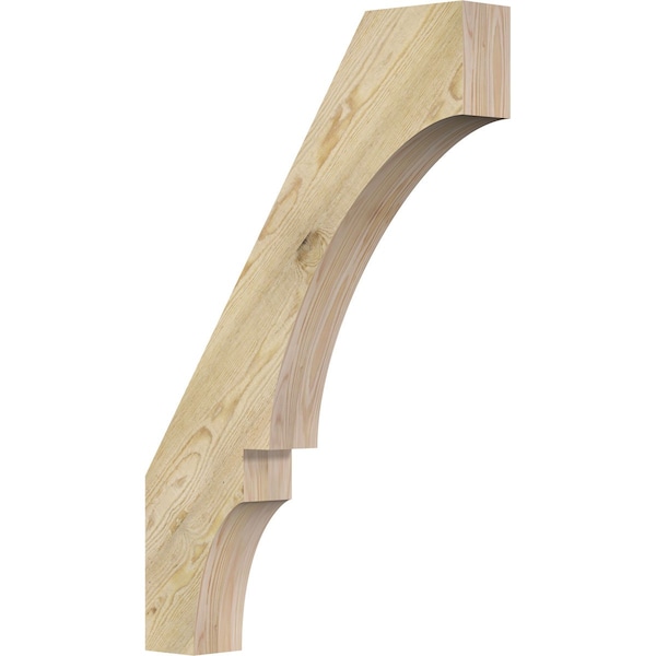 Ekena Millwork 4"W x 24"D x 36"H Balboa Rough Sawn Knee Brace, Douglas Fir BRC04X24X36BOA00RDF - main